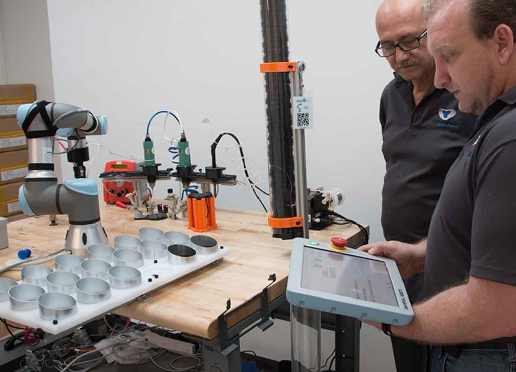 Cobots can perform precision tasks such as pre-soldering and can increase efficiency of the process almost five-fold.